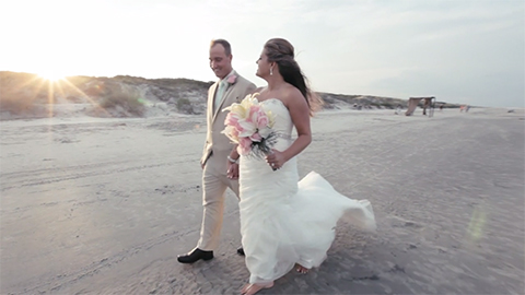 Our first beach wedding